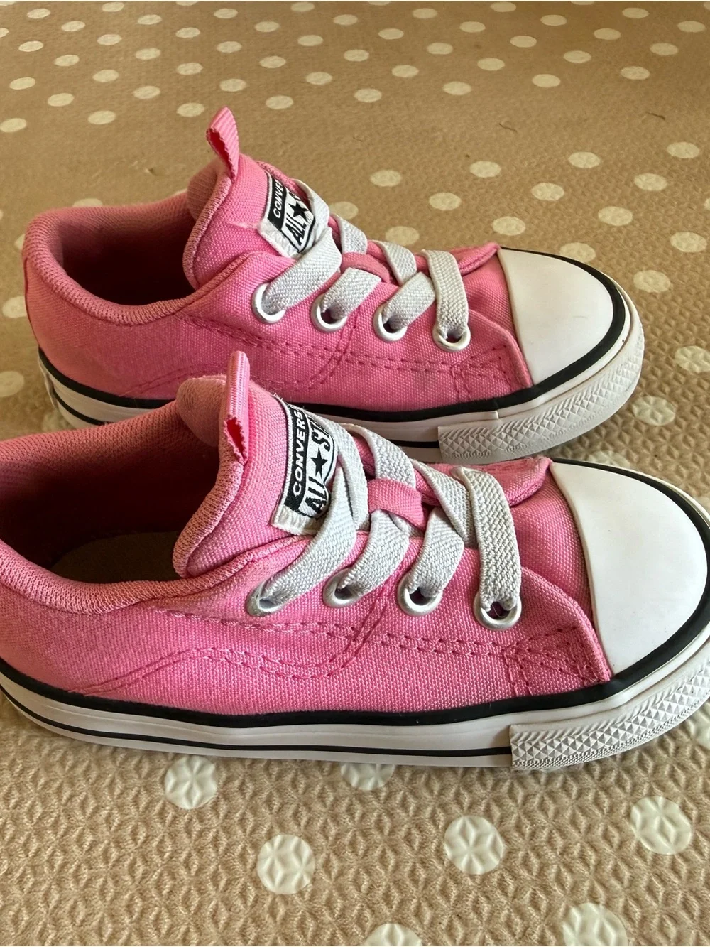 Converse All Star Kids Pink Low Top Sneakers size Toddler 7